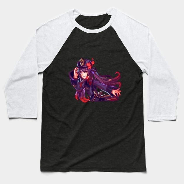 Hu Tao Genshin Impact Baseball T-Shirt by craftsanime